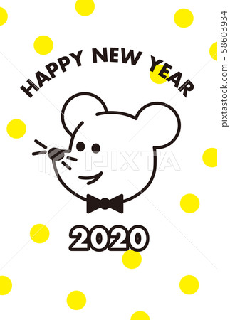 2020年新年賀卡 58603934