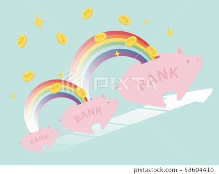 Money, increase, graph 1 58604410