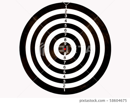Dart Board Isolated on White background, Setting challenging business goals And ready to achieve the goal concept Dart Board Isolated on White background, Setting challenging business goals And ready to achieve the goal concept 58604675