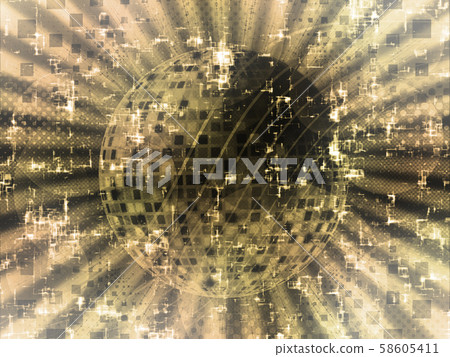 Grunge disco background 58605411