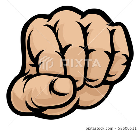 Fist Punch Hand Cartoon Fist Punch Hand Cartoon 58606511