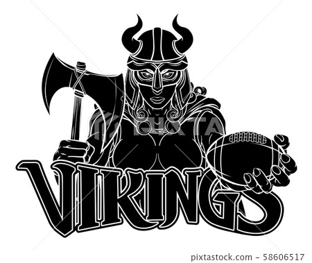 Viking Female Gladiator Football Warrior Woman 58606517