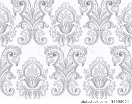 Rococo texture pattern - Stock Illustration [58608004] - PIXTA