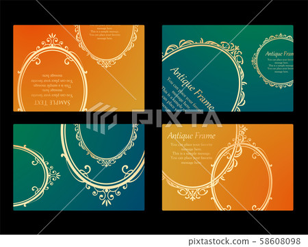 Card design Beautiful amount Frame design Template Antique Vintage Luxury Card design Beautiful amount Frame design Template Antique Vintage Luxury 58608098