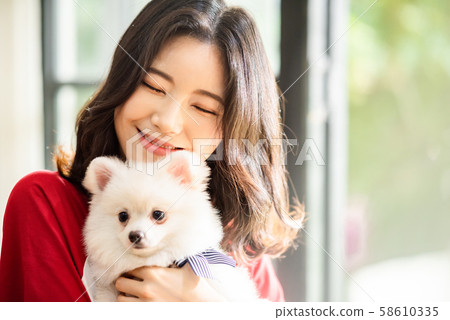 女性生活寵物 女性生活寵物 58610335