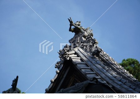 [Shikoku Special 20 Sacred Sites] No. 15 [Shikoku 36 Fudo Sacred Sites] No. 4 The celestial maiden statue of Hashikuraji Gomaden, Miyoshi City, Tokushima Prefecture 58611864