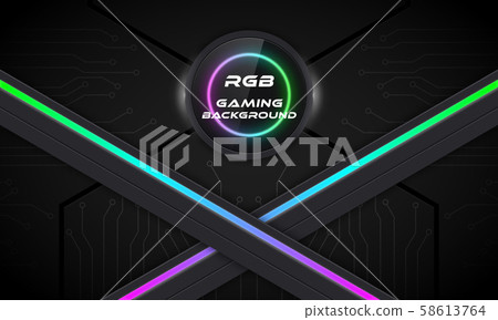 Rgb Sport Gaming Background Stock Illustration 58613764 Pixta