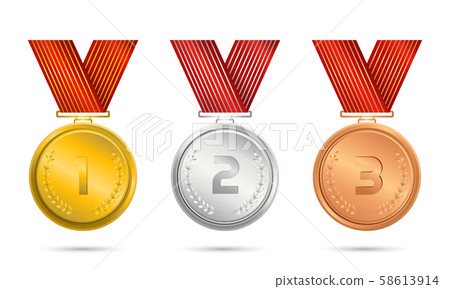 Champion gold, silver and bronze 58613914