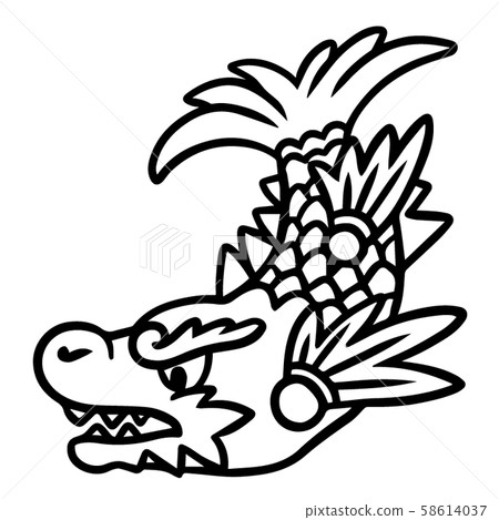 Orca illustration (line only) Orca illustration (line only) 58614037