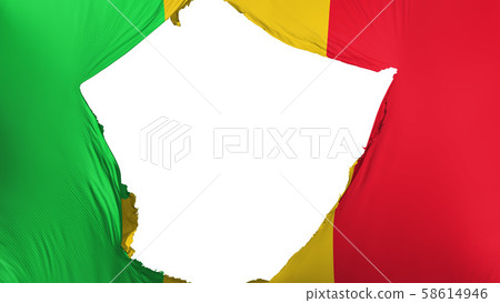 Cracked Mali flag 58614946