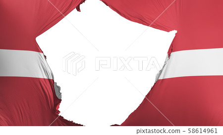 Cracked Latvia flag Cracked Latvia flag 58614961
