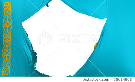 Cracked Kazakhstan flag Cracked Kazakhstan flag 58614968