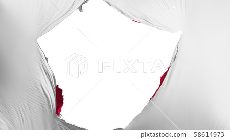 Cracked Japan flag 58614973
