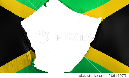 Cracked Jamaica flag 58614975