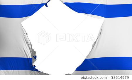 Cracked Israel flag Cracked Israel flag 58614979