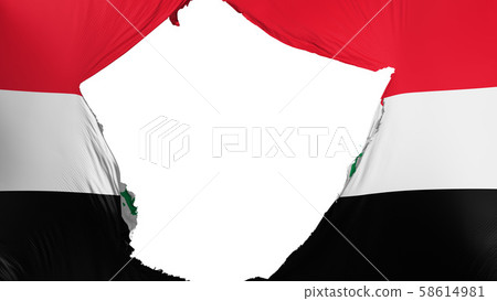 Cracked Iraq flag Cracked Iraq flag 58614981