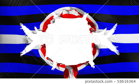 Tanos pride flag with a big hole 58616364