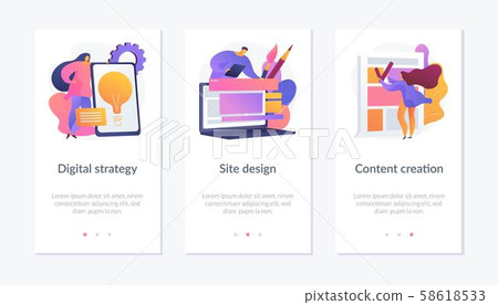Digital PR webpage template.s.-插圖素材 [58618533] - PIXTA圖庫