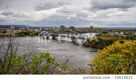 Aerial view of Ottawa, Canada 58618821