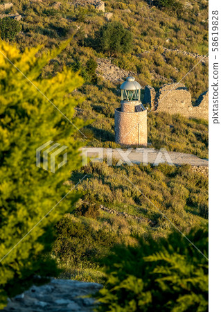 Lighthouse near Lekuresi Castle, Saranda, Albania 58619828