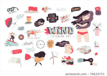Windy girl sticker pack 1 58620753