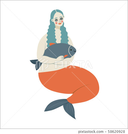 Vector mermaid, Dodo collection Vector mermaid, Dodo collection 58620928