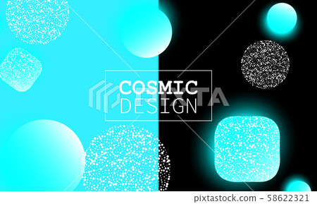 Abstract technology background. Vector template. 58622321