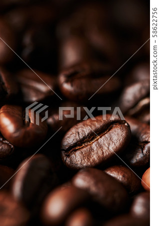 Coffee beans background. Coffee beans background. 58622756