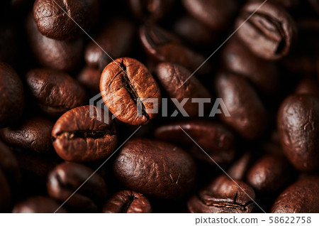 Coffee beans background. Coffee beans background. 58622758