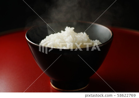 Freshly cooked rice 58622769