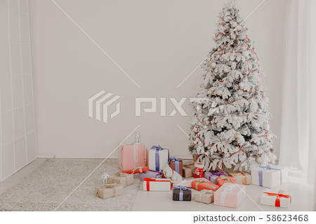 Christmas Tree House Interior new year holiday gifts winter decor 58623468