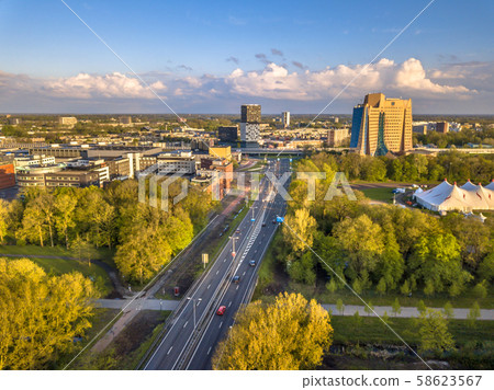 View over Groningen west View over Groningen west 58623567