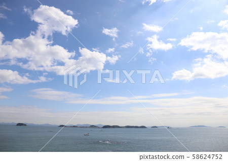 Shinojima and Amami Peninsula seen from Cape Hazu 58624752