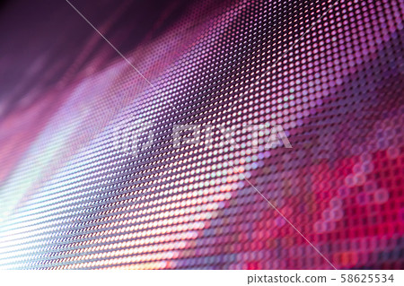 CloseUp LED blurred screen. LED soft focus CloseUp LED blurred screen. LED soft focus 58625534