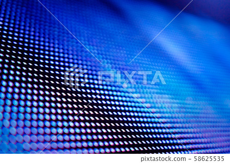 CloseUp LED blurred screen. LED soft focus 58625535