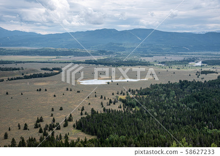 The potholes at Grand Teton National Park 58627233