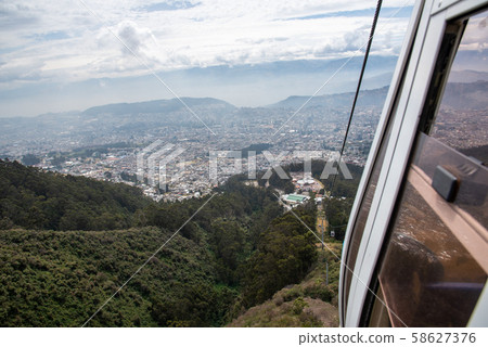Skyline of Quito from the teleferico Skyline of Quito from the teleferico 58627376