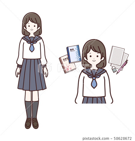 長袖女學生 長袖女學生 58628672