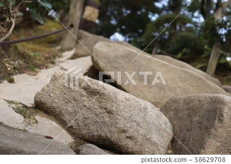 Stone stairs 58629708