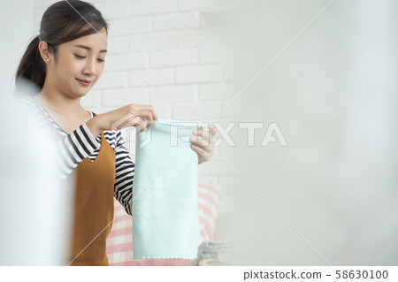 Woman lifestyle housework Woman lifestyle housework 58630100