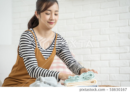 Woman lifestyle housework 58630167