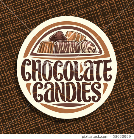 Vector logo for Chocolate Candies Vector logo for Chocolate Candies 58630999
