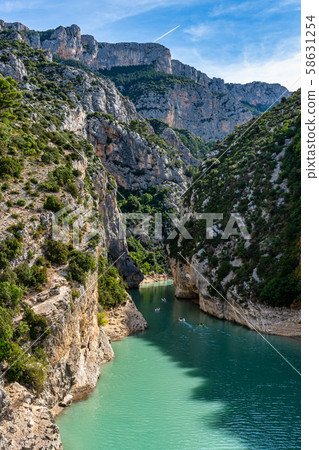 Verdon Gorge, Gorges du Verdon in French Alps, Provence, France 58631254