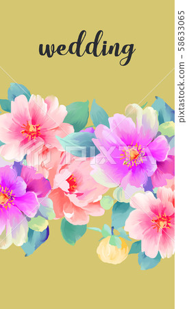 Elegant beautiful watercolor hand painted rose flower Elegant beautiful watercolor hand painted rose flower 58633065