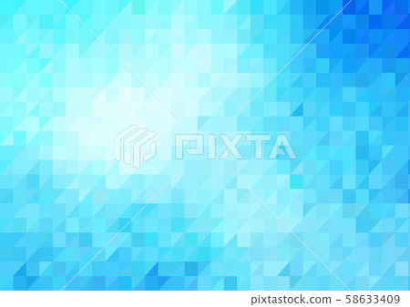 Blue geometric abstract background 58633409