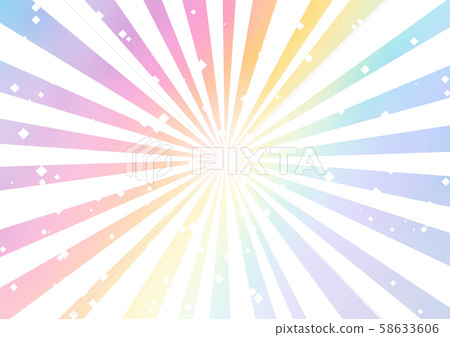 Radial background of rainbow colors 58633606