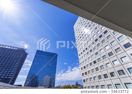 Office building in front of Osaki Station Office building in front of Osaki Station 58633772