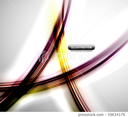 Blurred wave line design background Blurred wave line design background 58634179