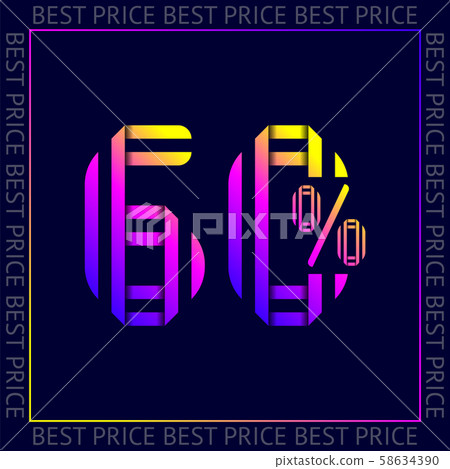 abstract template best price sign, web sticker abstract template best price sign, web sticker 58634390