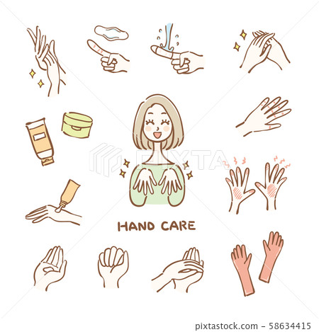 Hand care woman set 58634415